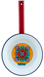 "PETER MAX" ENAMELED COOKWARE LOT.