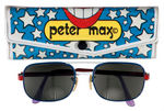 PETER MAX-DESIGNED SUNGLASSES TRIO WITH CASES.