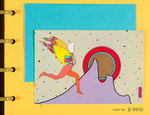 "GREETINGS FROM THE WORLD OF PETER MAX" GREETING CARDS RETAILER'S SAMPLE BINDER.