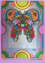 "GREETINGS FROM THE WORLD OF PETER MAX" GREETING CARDS RETAILER'S SAMPLE BINDER.