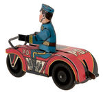 "MARX P.D. POLICE" WIND-UP MOTORCYCLE.