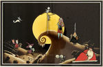 "TIM BURTON'S NIGHTMARE BEFORE CHRISTMAS" LIMITED EDITION FRAMED PIN SET.