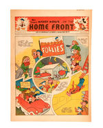 "WALT DISNEY'S HOME FRONT" WWII ERA PUBLICATION.