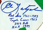 CARL YASTRZEMSKI SIGNED 1983 BOSTON RED SOX YEARBOOK.