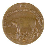 THOMAS PAINE 1796 "PIGS MEAT" MEDALET.
