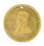 SUPERB CONDITION CLASSIC HARRISON 1840 TOKEN WITH BRILLIANT LUSTER.