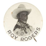 YOUNGEST PHOTO KNOWN "ROY ROGERS" BUTTON FROM HAKE COLLECTION AND CPB.