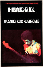 JIMI HENDRIX “BAND OF GYPSYS” 8-TRACK/CASSETTE PASTE-UP ART DISPLAY.