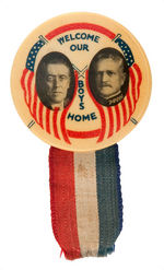 WILSON & PERSHING “WELCOME OUR BOYS HOME” JUGATE BUTTON.