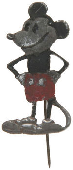 MICKEY MOUSE EXTREMELY EARLY TIN STICKPIN.