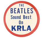 '60s "THE BEATLES SOUND BEST ON KRLA."