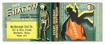 "THE SHADOW" CLASSIC MATCHBOOK COMPLETE AND NEAR MINT.