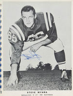 BALTIMORE COLTS PROMOTIONAL BOOK SIGNED BY 1960 TEAM.