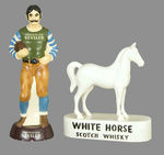 KESSLER/WHITE HORSE WHISKEY BAR DISPLAYS.
