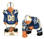 NFL BALTIMORE COLTS MINI STATUES BY FRED KAIL.
