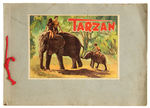 THE ADVENTURES OF TARZAN COMPLETE BELGIAN CHOCOLATE PICTURE CARD ALBUM.