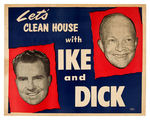 “IKE AND DICK” PAIR OF 1952 SMALL JUGATE POSTERS.