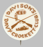 "DAVIDSON'S DAVY CROCKETT CLUB" COLOR VARIETY AND RARE.