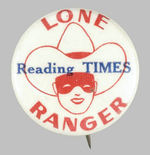 PENNSYLVANIA NEWSPAPER EARLY PROMOTION OF LONE RANGER COMIC STRIP.