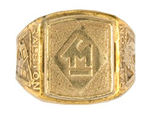 NEAR MINT TOM MIX MYSTERY LOOK-IN PHOTO RING FROM RALSTON 1938.