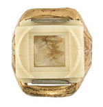 SKY KING MYSTERY PICTURE RING RARE EXAMPLE WITH HIM "IN DISGUISE" IMAGE STILL VISIBLE W/INSTRUCTIONS