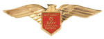 FIRST SEEN "G BOY" EAGLE WITH WINGS 1930s BADGE.