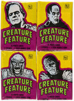 “CREATURE FEATURE/YOU’LL DIE LAUGHING” TOPPS FULL GUM CARD 25¢ DISPLAY BOX.