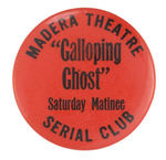 RARE RED GRANGE 1931 "GALLOPING GHOST" SPECIFIC THEATER CLUB BUTTON.