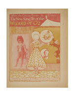 "WIZARD OF OZ" STAGE MUSICAL 1902 MUSIC SUPPLEMENT.