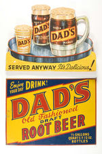 "DAD'S ROOT BEER" SIGNS/THERMOMETER.