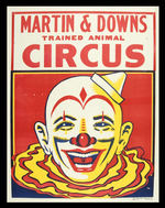 HANNEFORD/CLYDE BEATTY & COLE/MARTIN & DOWNS CIRCUS POSTERS.
