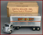 "SMITH-MILLER P.I.E. BOXED TRACTOR TRAILER."