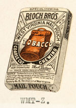 “TOBACCO AND CIGARS” EARLY 1900s PAPER EMPHEMERA LOT OF TEN PIECES.