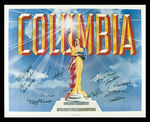 "THE STARS OF COLUMBIA PICTURES" AUTOGRAPHED POSTER.