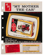 "THE MUNSTERS & MY MOTHER THE CAR" AMT MODEL KITS SALES SHEETS.