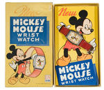 "MICKEY MOUSE" BOXED WRIST WATCH VARIETY.