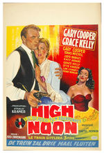 "HIGH NOON" FOREIGN RELEASE FILM POSTER.