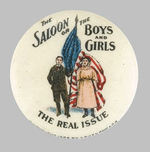 CLASSIC 1908 "THE SALOON OR THE BOYS AND GIRLS THE REAL ISSUE."
