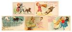 R.F. OUTCAULT BUSTER BROWN AND OTHERS POSTCARD LOT.
