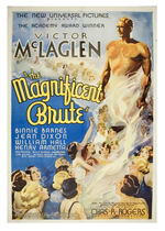 "MAGNIFICENT BRUTE" MOVIE POSTER.