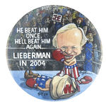 LIEBERMAN THE KNOCK-OUT 2004 BY BRIAN CAMPBELL.