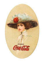 "DRINK COCA-COLA" 1910 MIRROR.