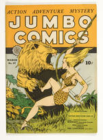 JUMBO COMICS #37 1942  FICTION HOUSE.