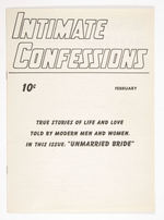 INTIMATE CONFESSIONS #1 FEBRUARY 1942 COUNTRY PRESS INC. ASHCAN.