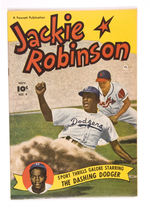 JACKIE ROBINSON #4 NOVEMBER 1950 FAWCETT PUBLICATIONS.