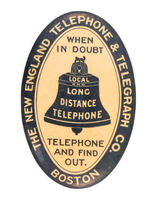 "THE NEW ENGLAND TELEPHONE & TELEGRAPH CO." MIRROR.