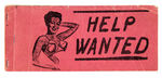 “HELP WANTED” 24-PAGER.