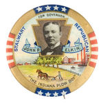 OUTSTANDING 1902 PA GOVERNOR HOPEFUL BUTTON.