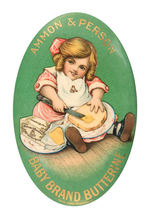 GORGEOUS COLOR RARITY "BABY BRAND BUTTERINE" MIRROR.