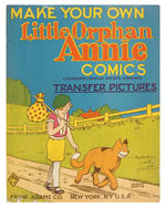 "MAKE YOUR OWN LITTLE ORPHAN ANNIE COMICS TRANSFER PICTURES" FOLDER